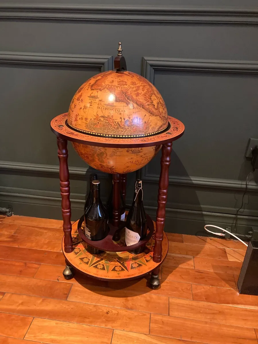 Antique Globe Bar - Image 2