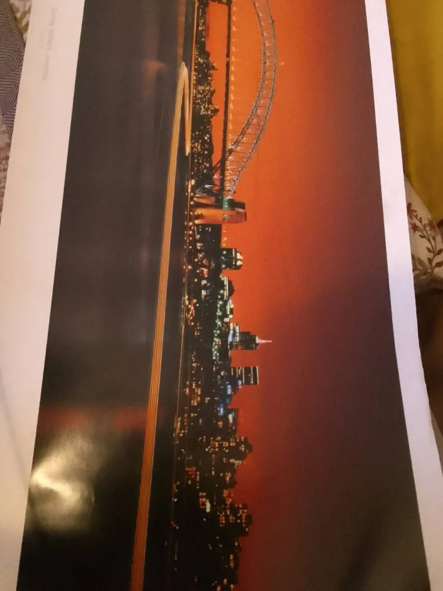 Peter lik print set sydney harbour sunset - Image 1
