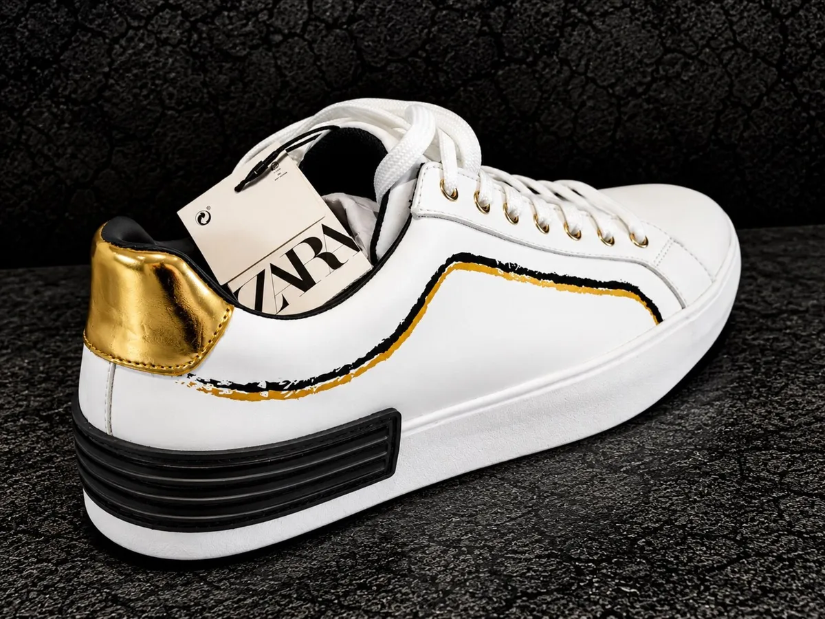 New ZARA White Trainers - Image 3