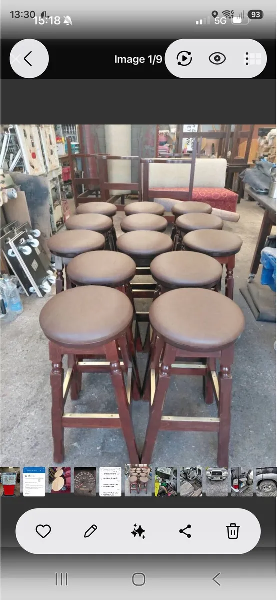Pub bar stools tables furniture view adds below - Image 1