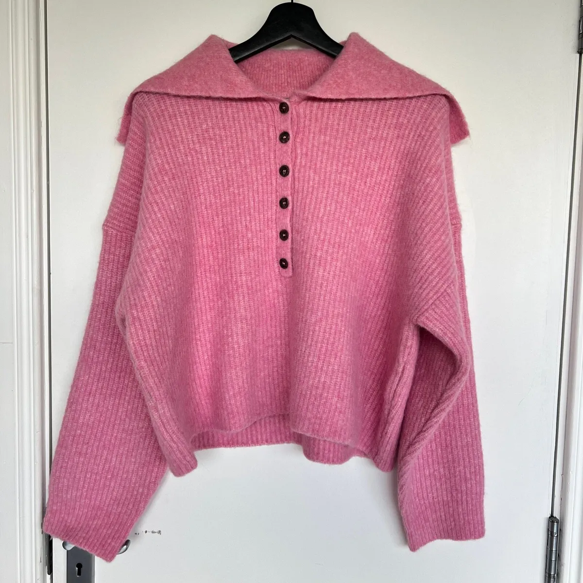 NEW George Pink Wool Jumper M 12-14 - Image 1