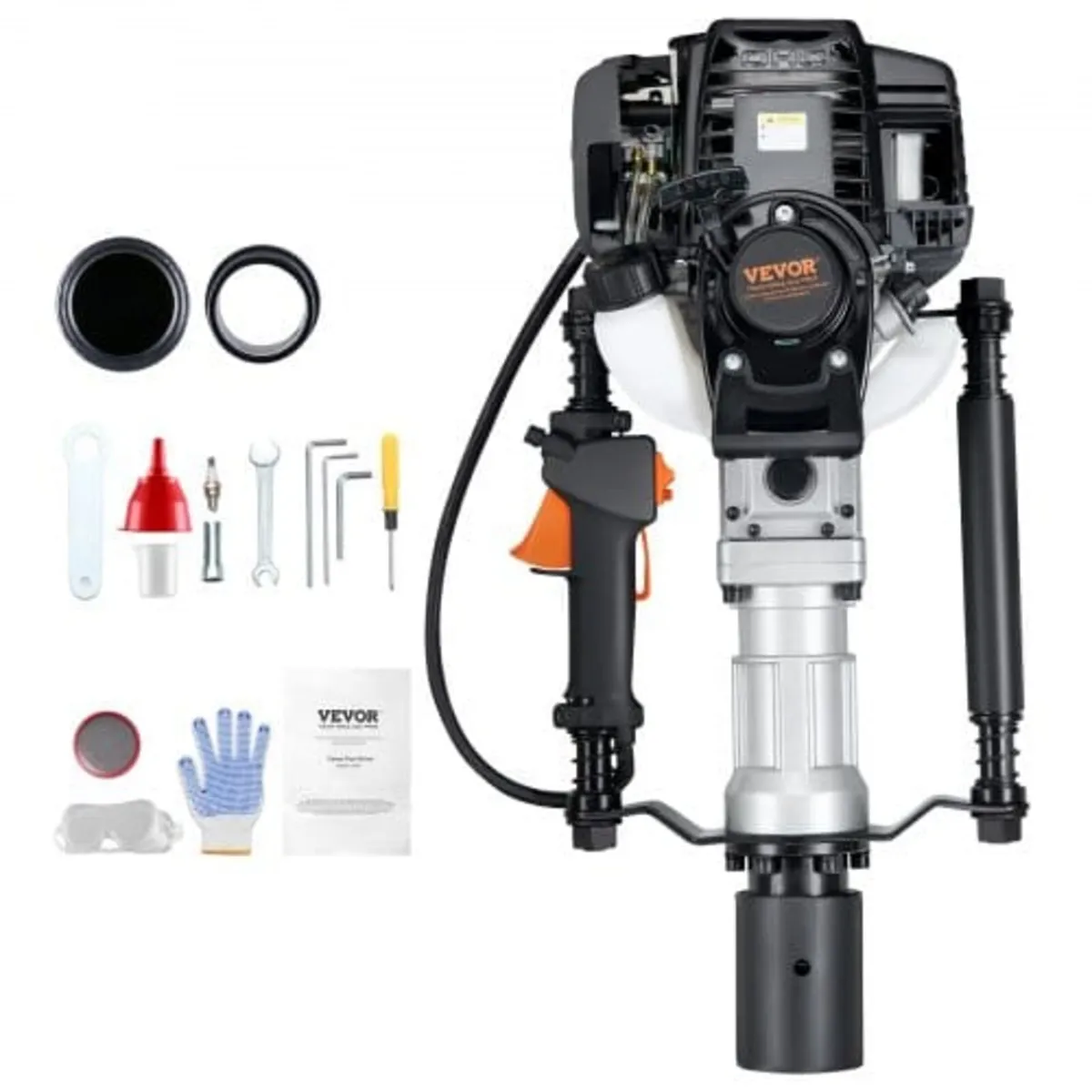 37.77cc Gas-Powered T Post Driver, 4-Stroke Engine