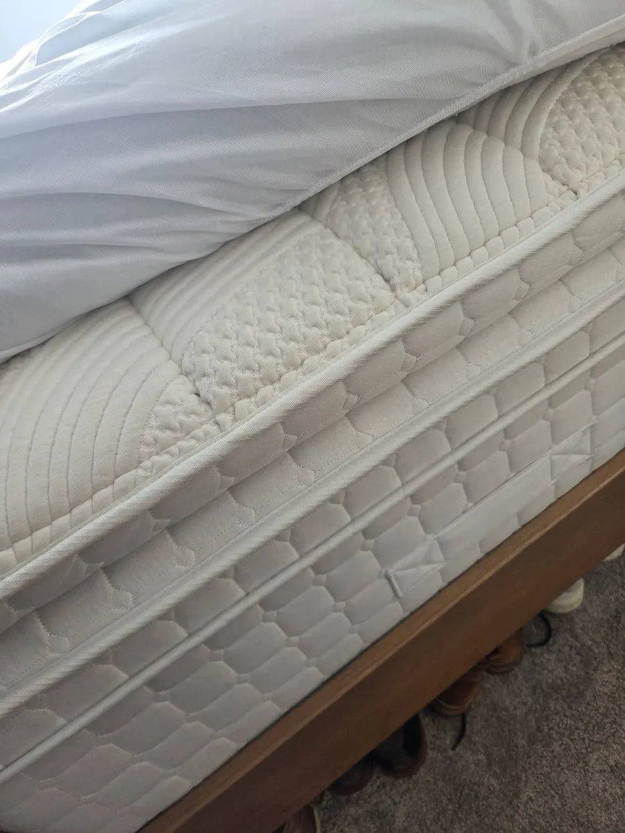 King Bed Frame & Mattress - Image 3