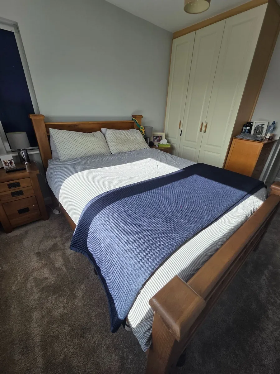 King Bed Frame & Mattress - Image 4