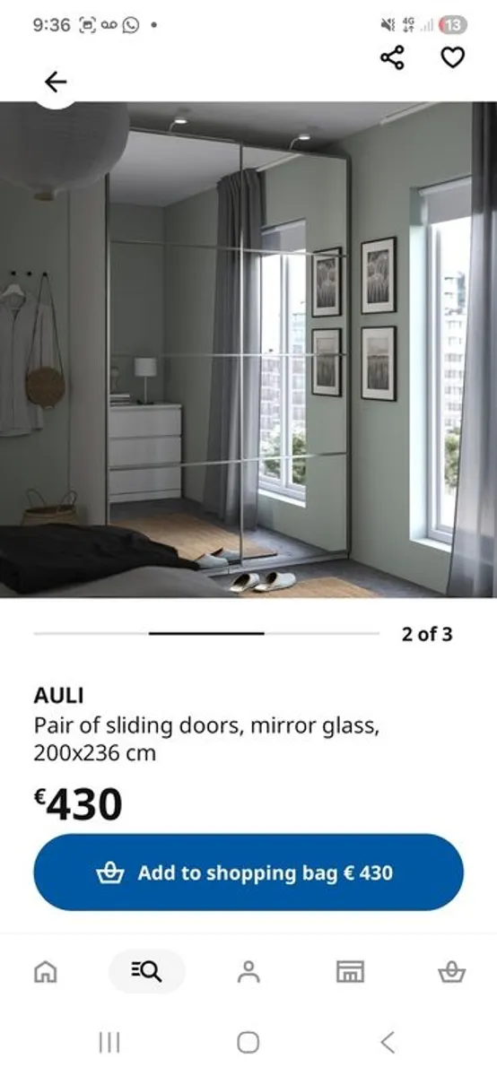 IKEA Pax Sliding Doors - Image 1