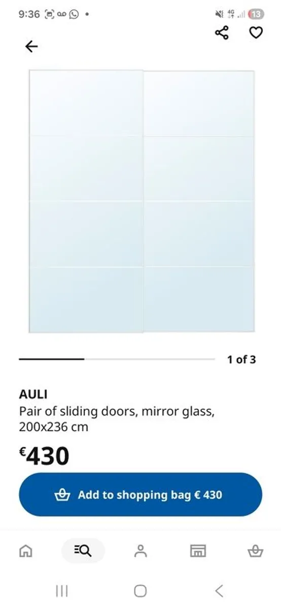 IKEA Pax Sliding Doors - Image 2