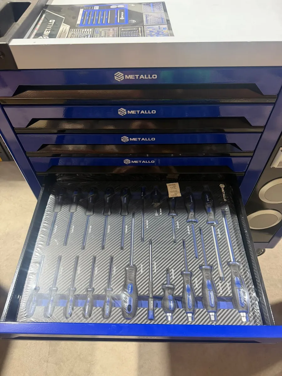 METALLO 7-DRAWER TOOL CHEST–FULLY LOADED+SPEAKERS - Image 3