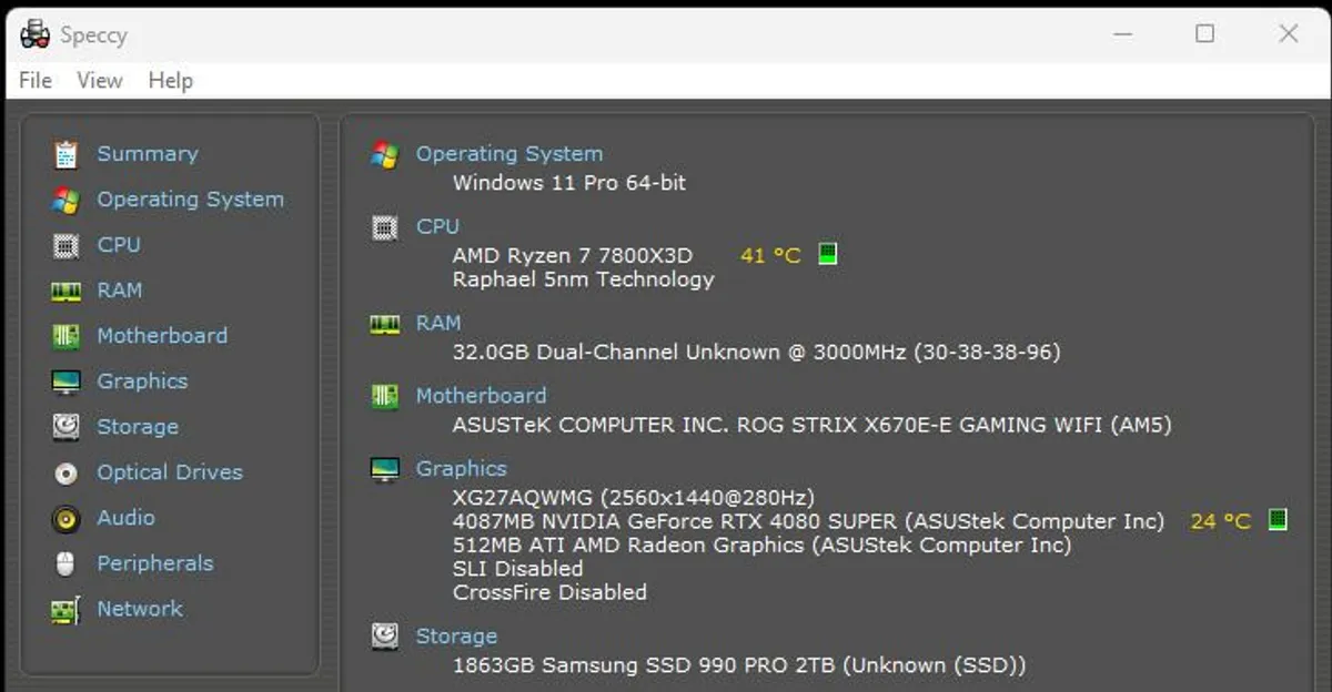 High-end Gaming PC - Ryzen 7 7800X3D and RTX 4080 Super Rog Strix - Image 4