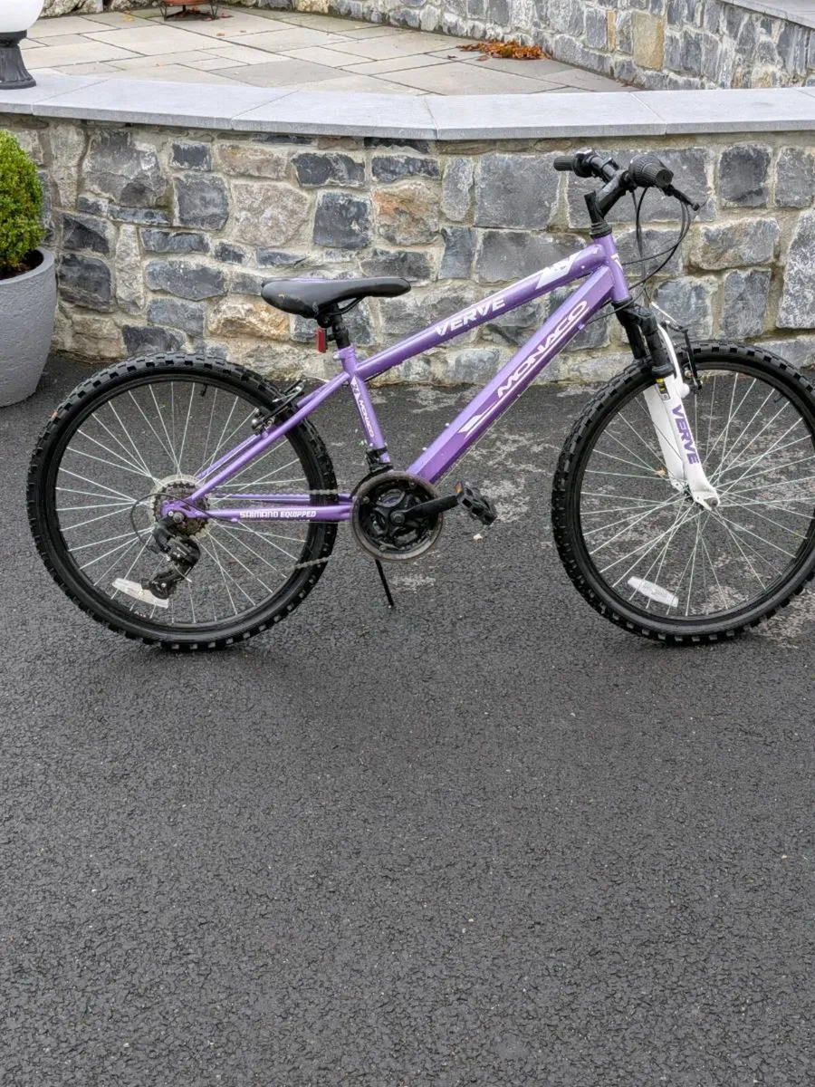 Monaco Verve 24" Girls Mountain Bike – Purple - Image 1