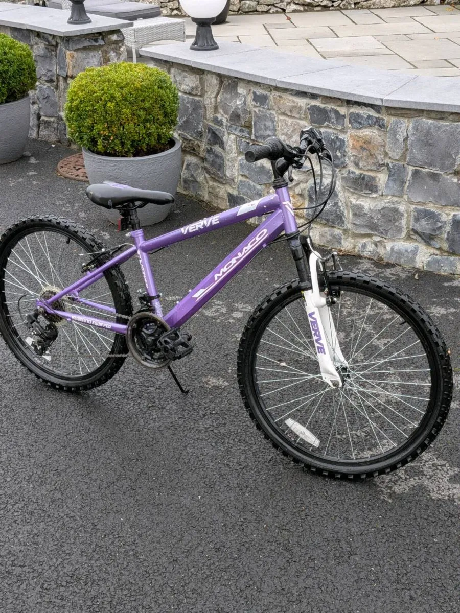 Monaco Verve 24" Girls Mountain Bike – Purple - Image 2