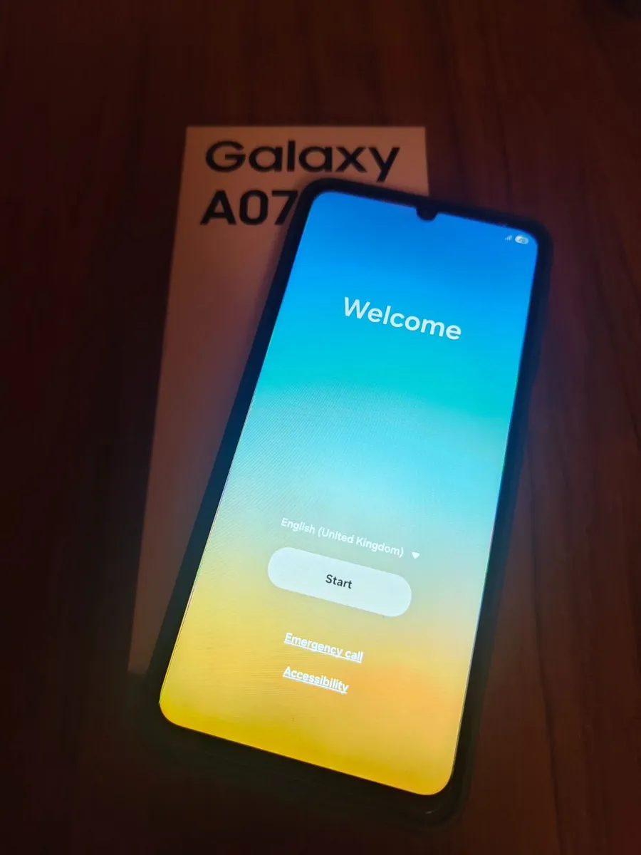 Samsung A07 New with Phone cover - Image 1