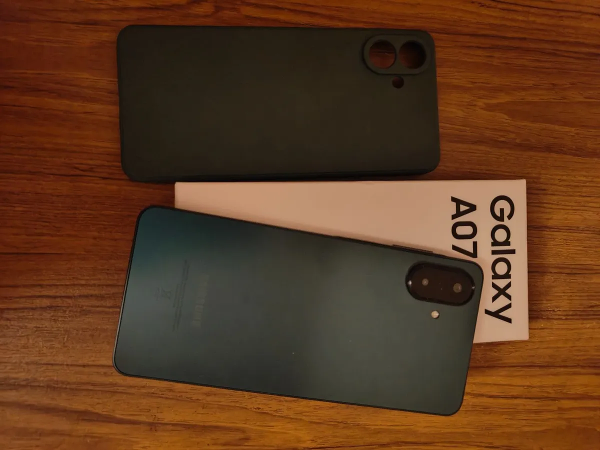 Samsung A07 New with Phone cover - Image 2