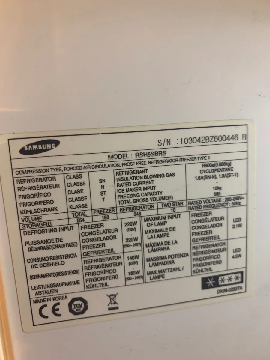 American fridge freezer - Image 3