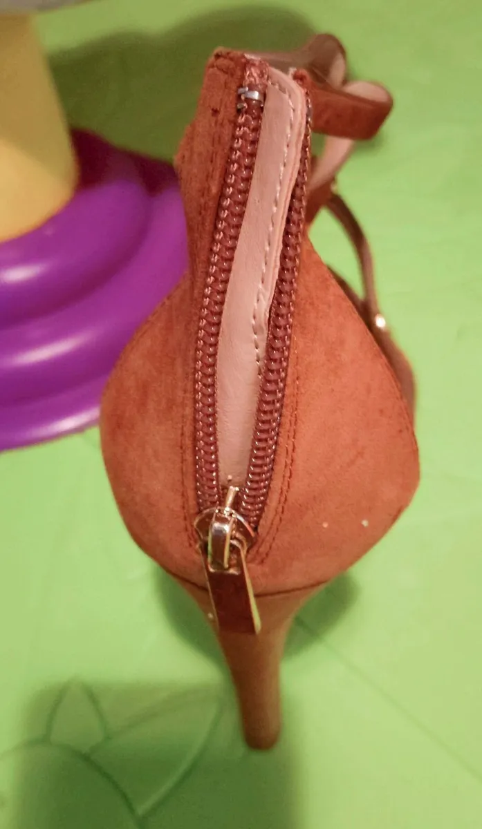 River Island Ladies High Heel Shoes (uk 4) Used. - Image 3
