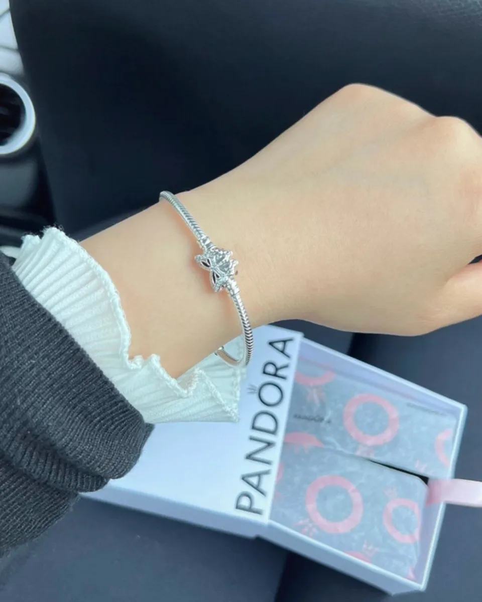 NEW Pandora Butterfly Bracelet 590782C01 Boxed - Image 2