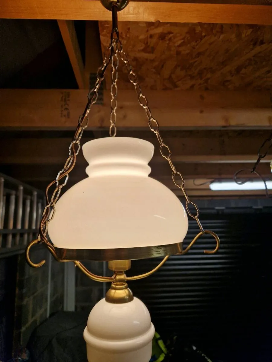 Vintage French 1960 Pendant light - Image 2