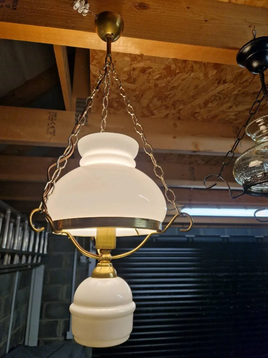 Vintage French 1960 Pendant light - Image 4