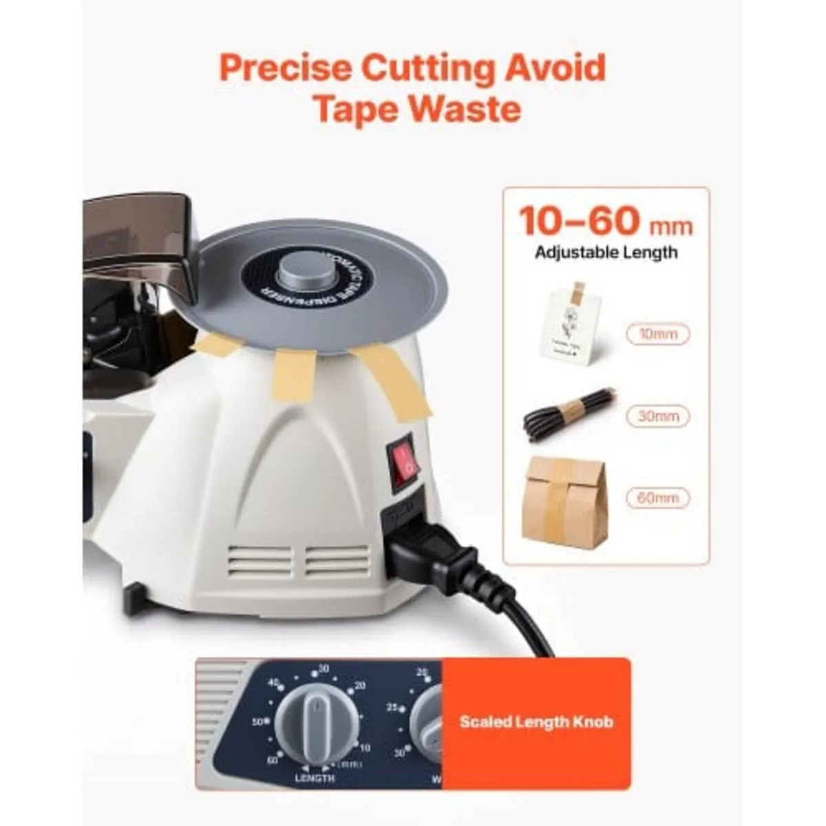 Automatic Rotary Tape Dispenser with 10–60mm Adjus - Image 2