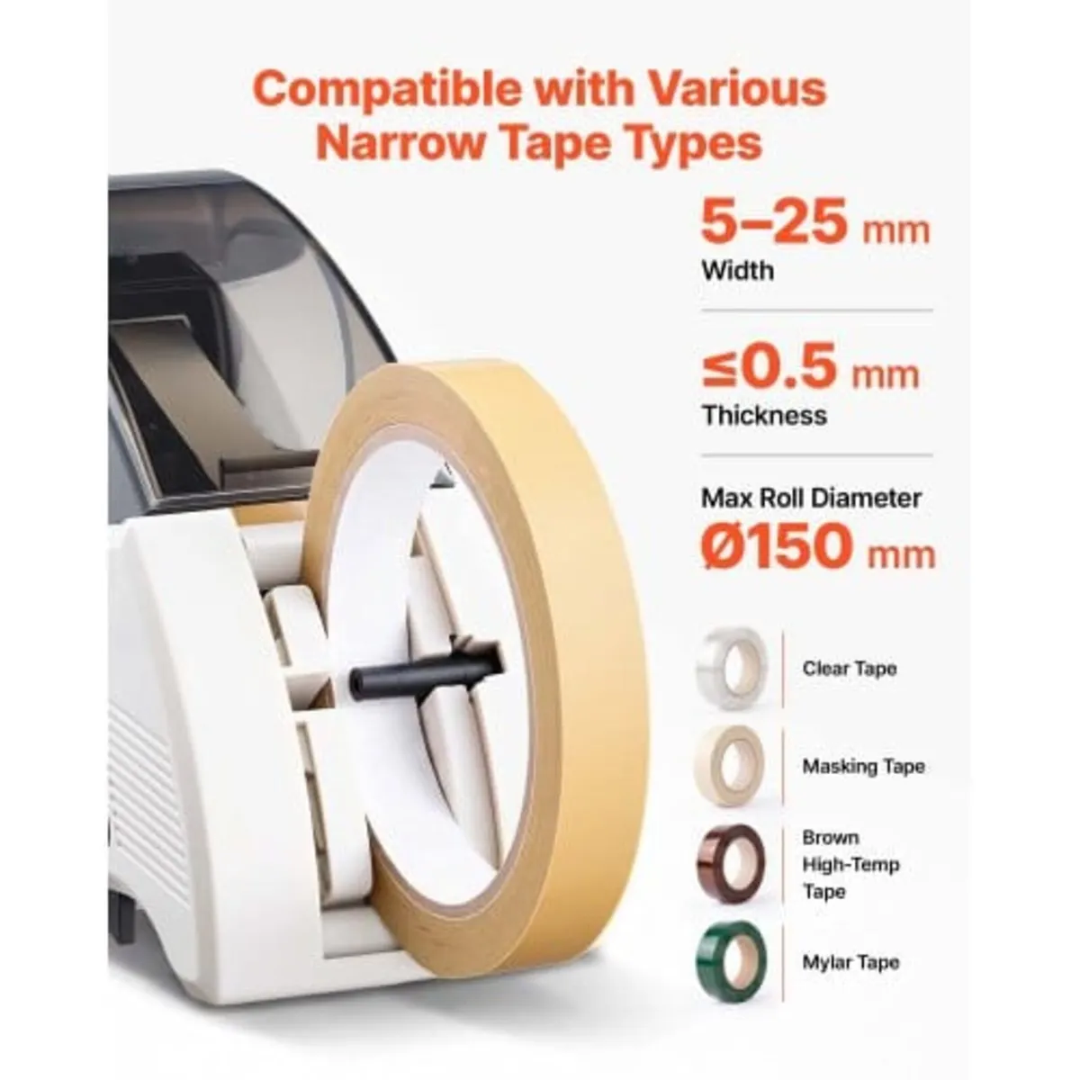 Automatic Rotary Tape Dispenser with 10–60mm Adjus - Image 3