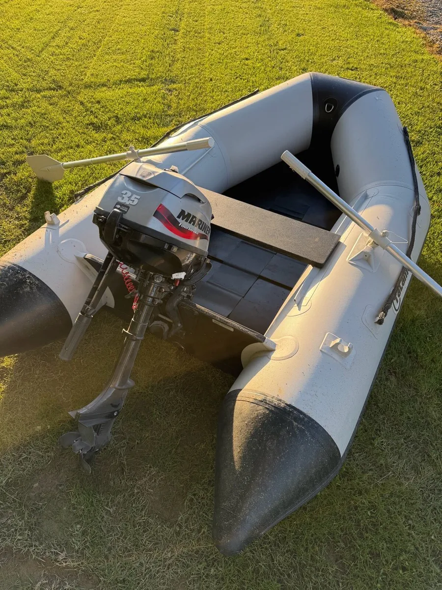 2.5m Boat tender with Mariner 3.5hp engine - Image 1