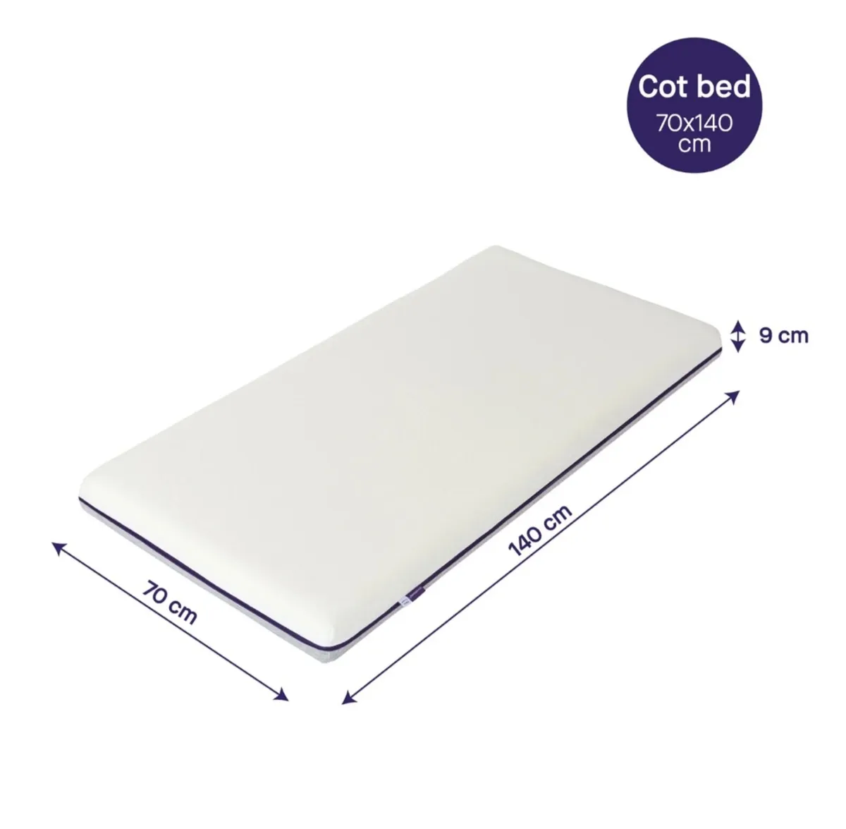 Clevamama Memory Foam Cot Mattress - Image 1
