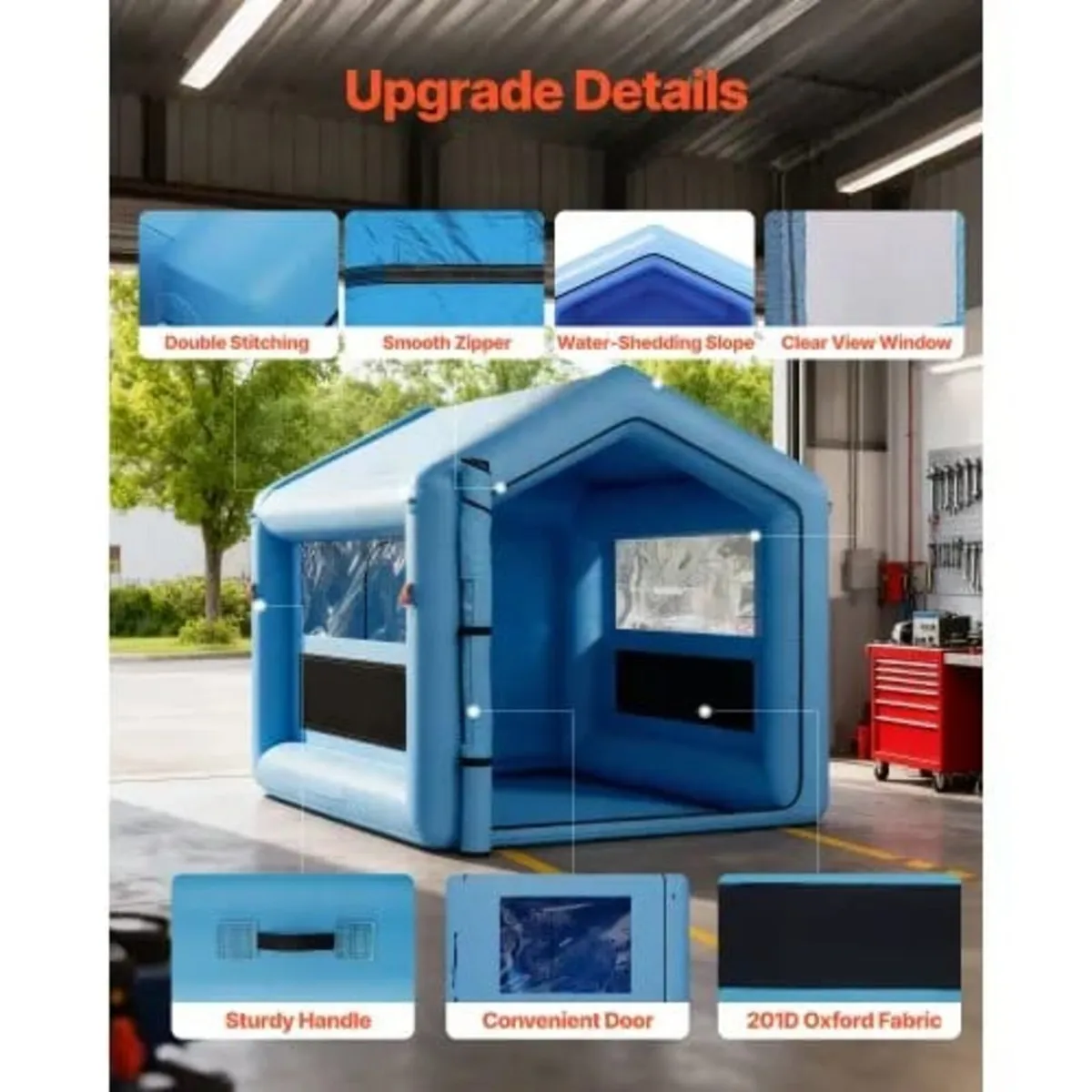 Inflatable Paint Booth, 3 x 2.5 x 2.5 m, Inflatabl - Image 4
