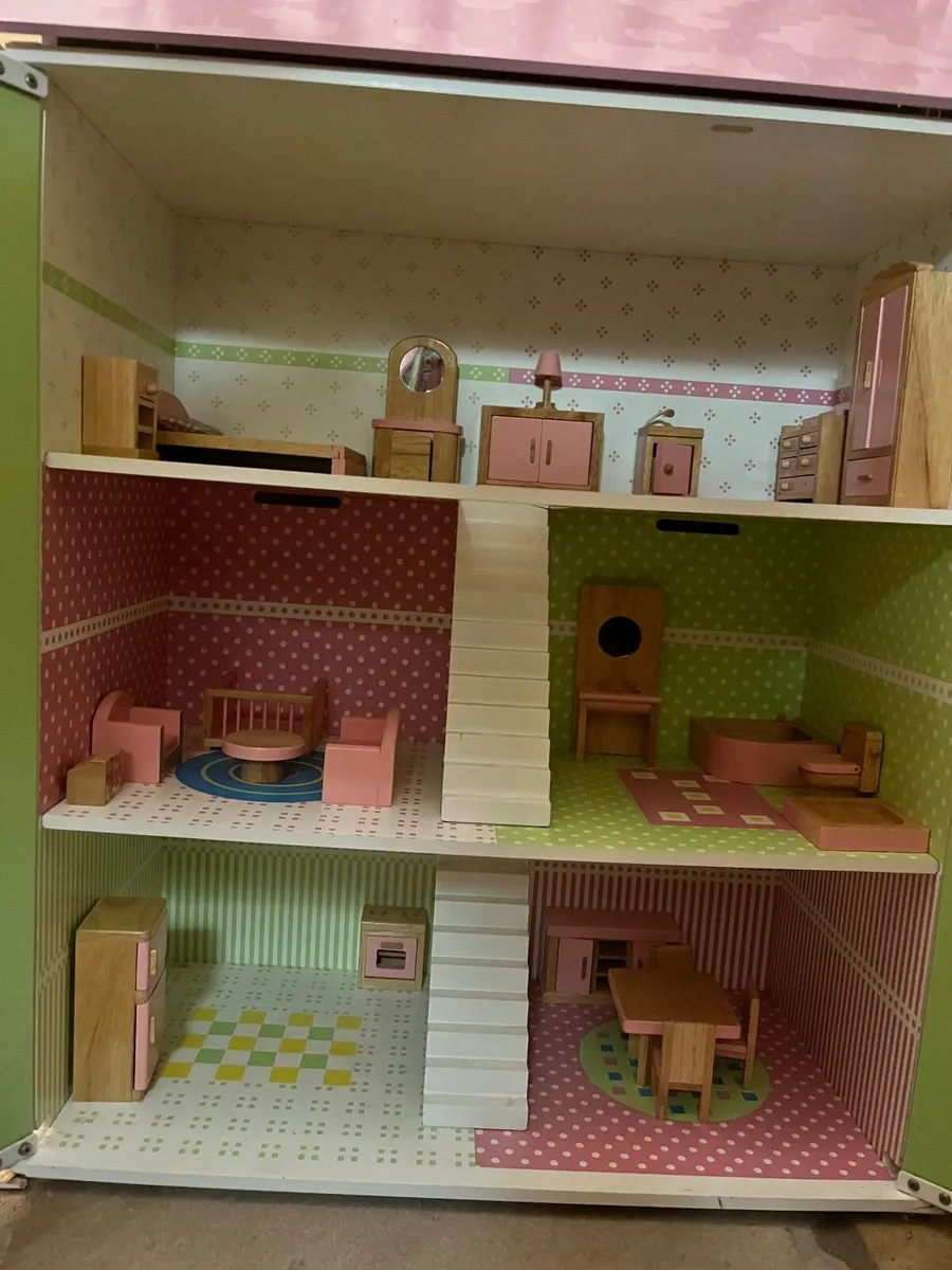 Wooden Doll House - Image 4