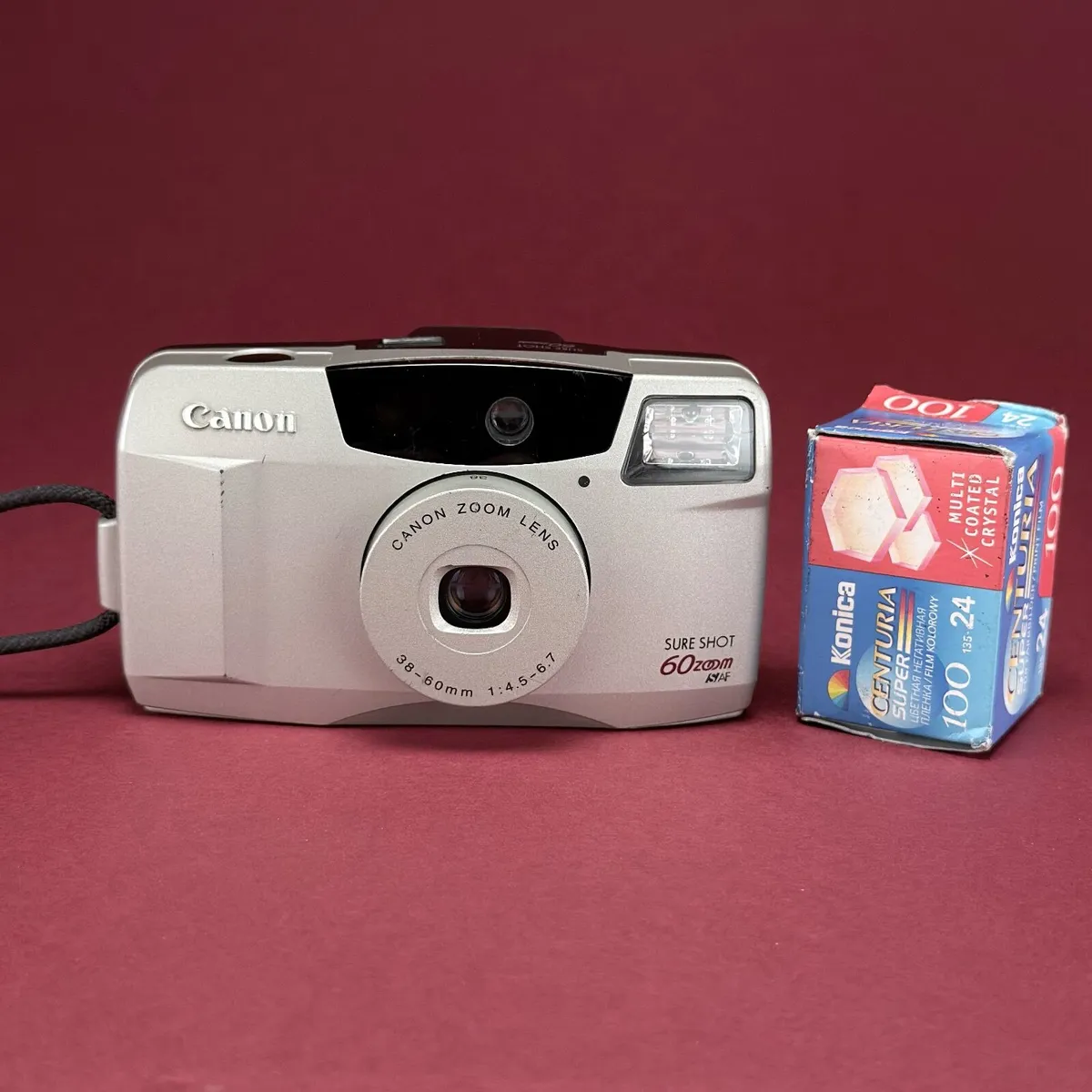 Canon Sure Shot Zoom AF 60 point and shoot film ca - Image 1