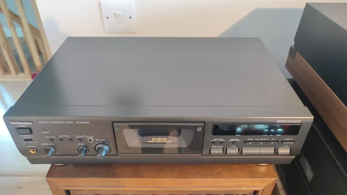 3HEAD Technics RS-BX646 tape deck.Like new,Cleaned - Image 3