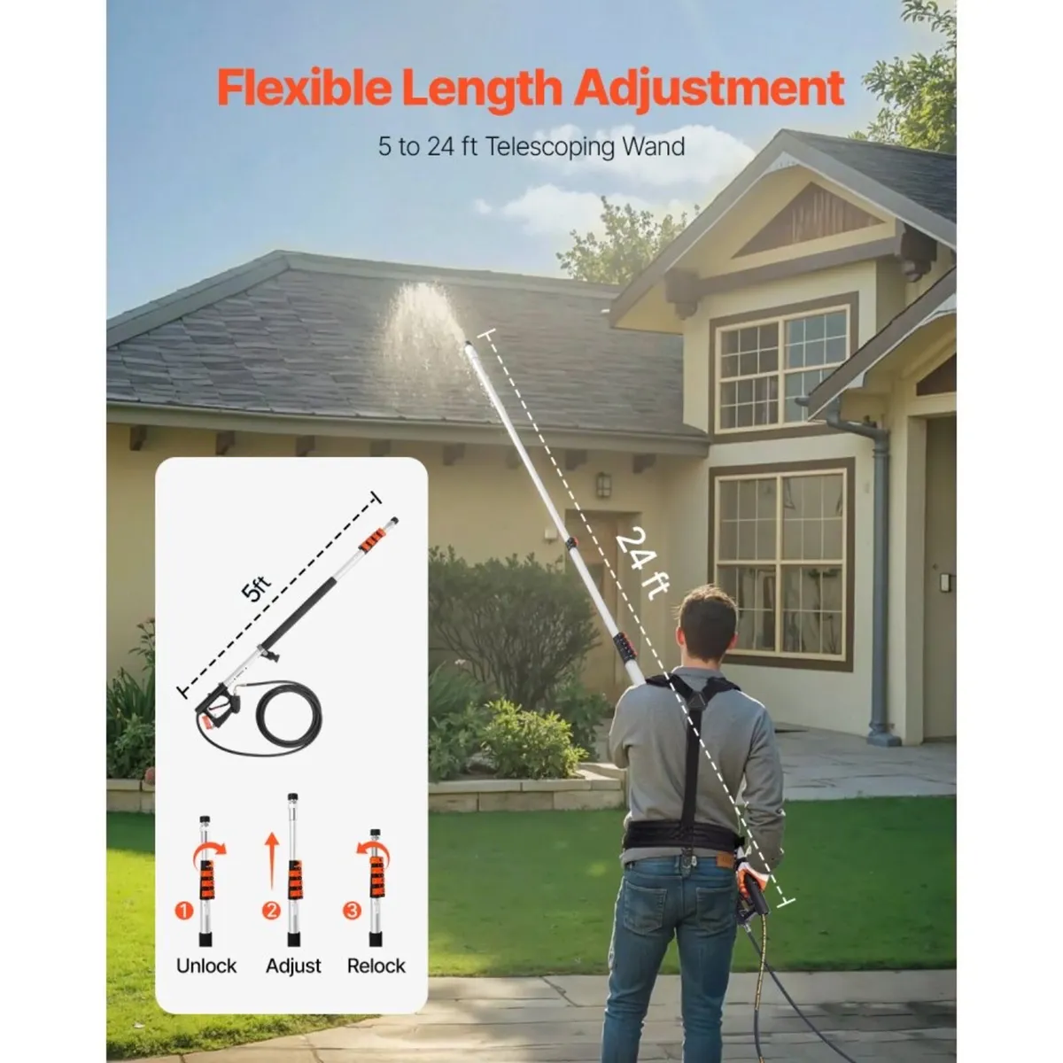 New Pressure Washer Telescoping Wand kit - Image 1
