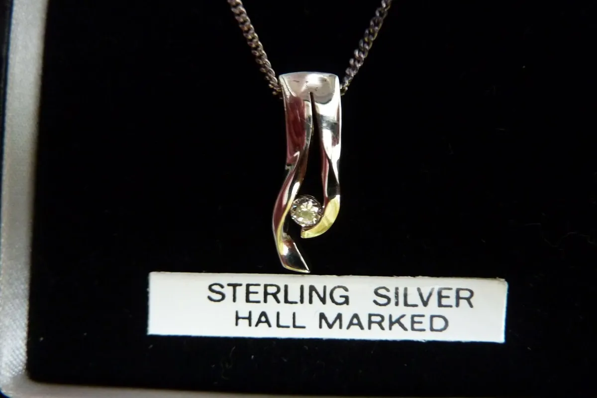 Sterling silver necklace - Image 2