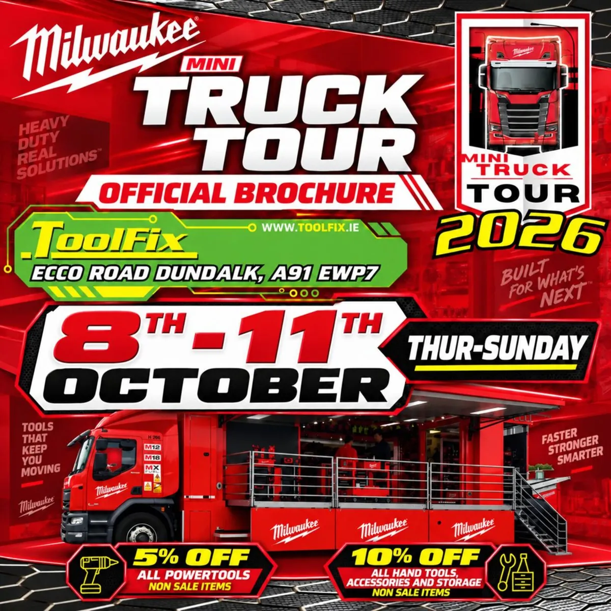 Milwaukee Truck Tour Sale is now Live! - Image 1