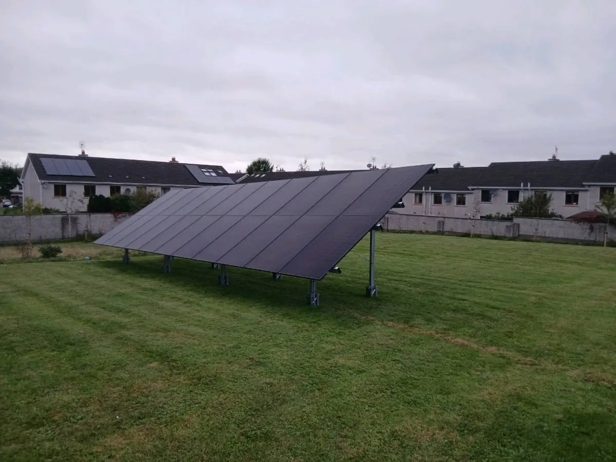 Solar Ground mounting frame for 22 panels - Image 1