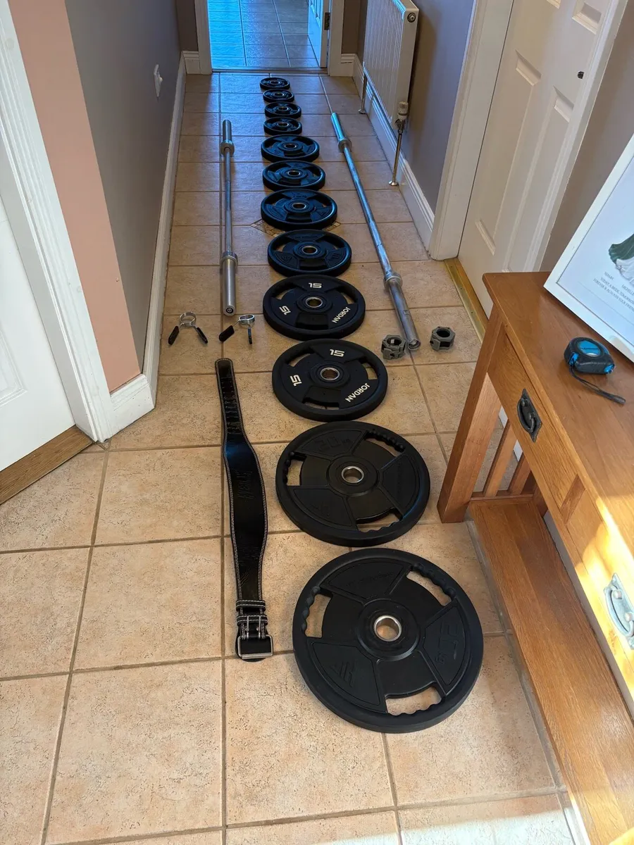 TOP OF THE RANGE OLYMPIC FULL WEIGHTS / BARS SET!! - Image 1