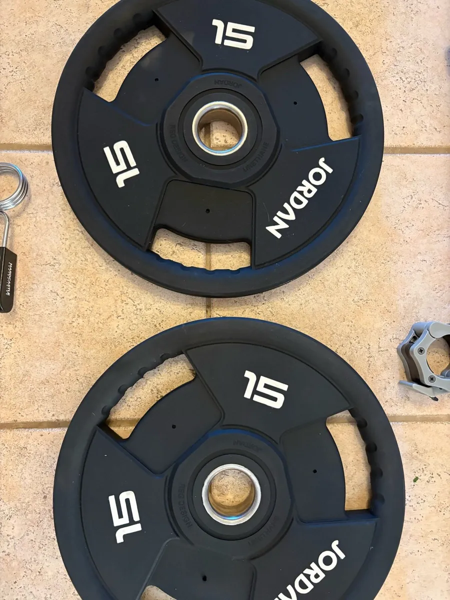 TOP OF THE RANGE OLYMPIC FULL WEIGHTS / BARS SET!! - Image 3