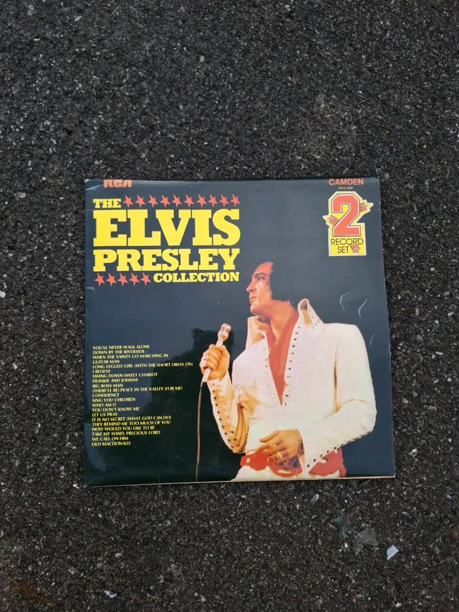 Double vinyl lp elvis presley