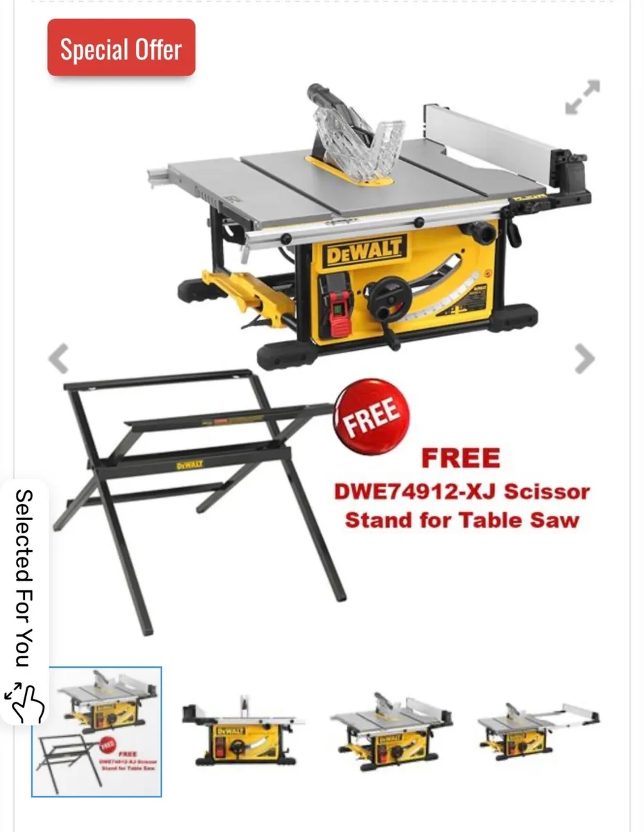 Dewalt table saw - Image 1