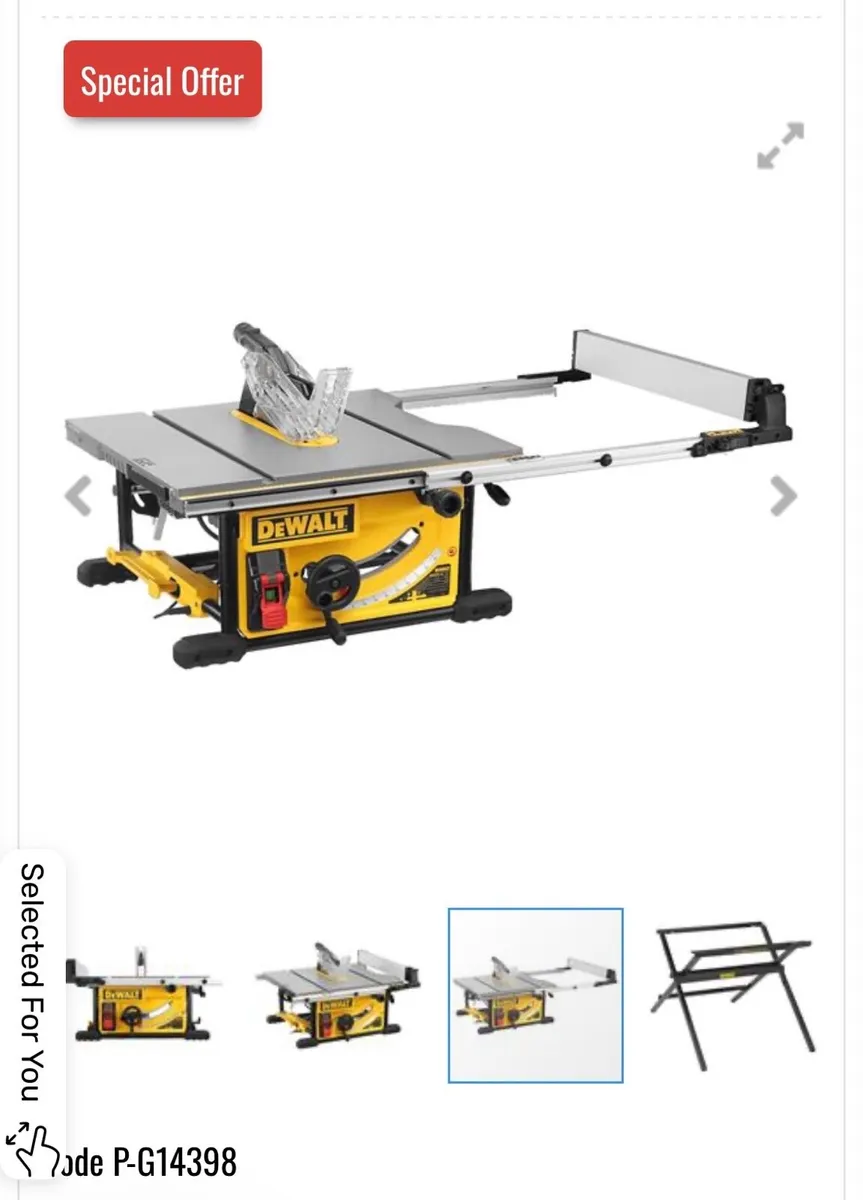Dewalt table saw - Image 2