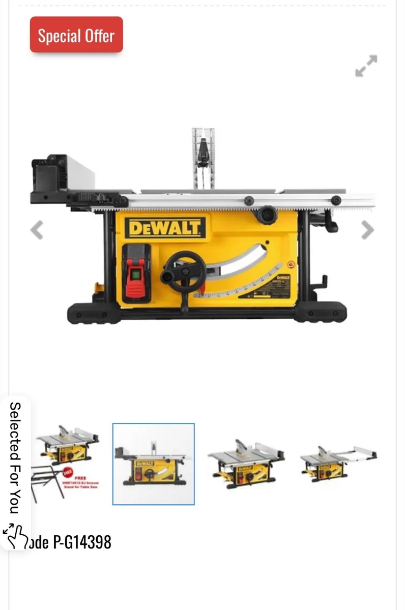 Dewalt table saw - Image 3