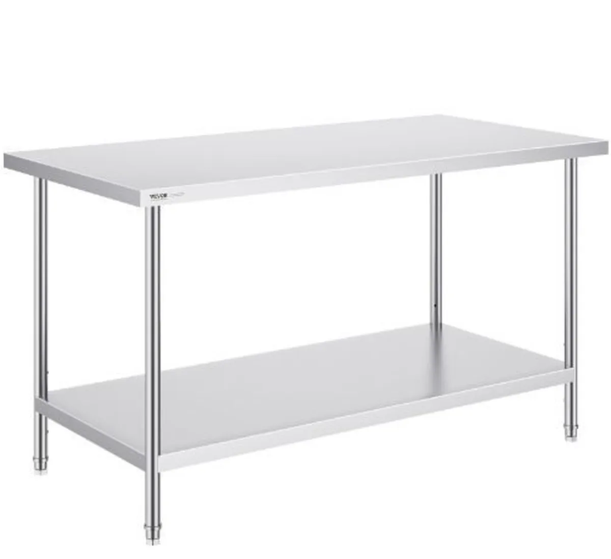 Stainless Steel Prep Table, 30 x 60 x 34 Inch - Image 4
