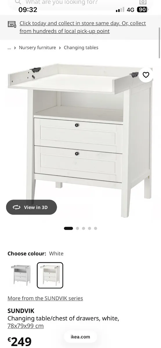 Changing table SUNDVIK Ikea - Image 2