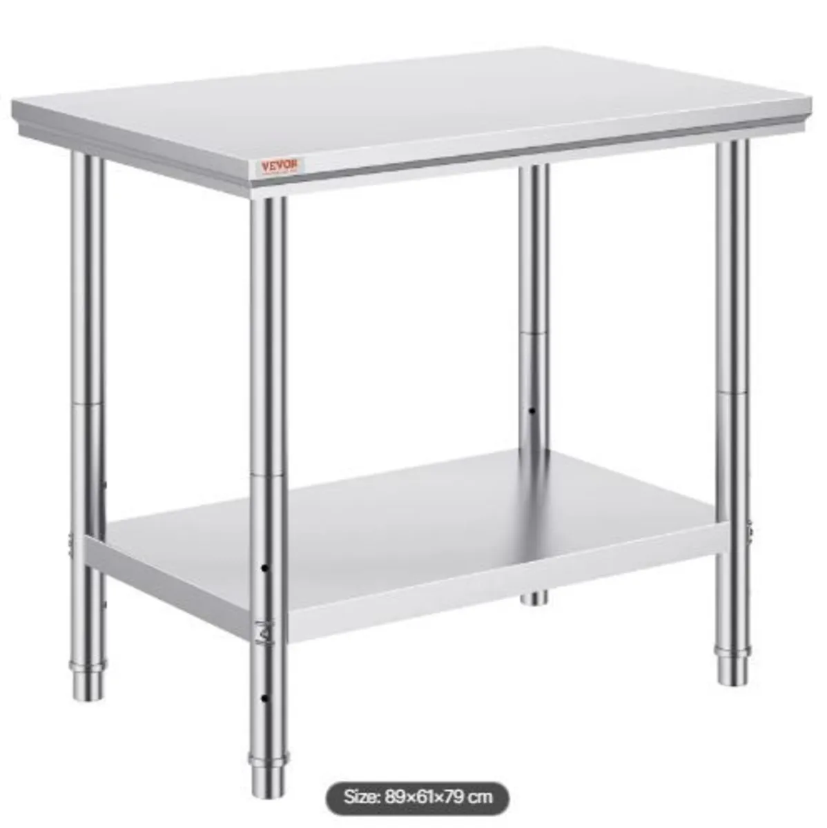 Stainless Steel Prep Table, 900x600x800 mm - Image 3