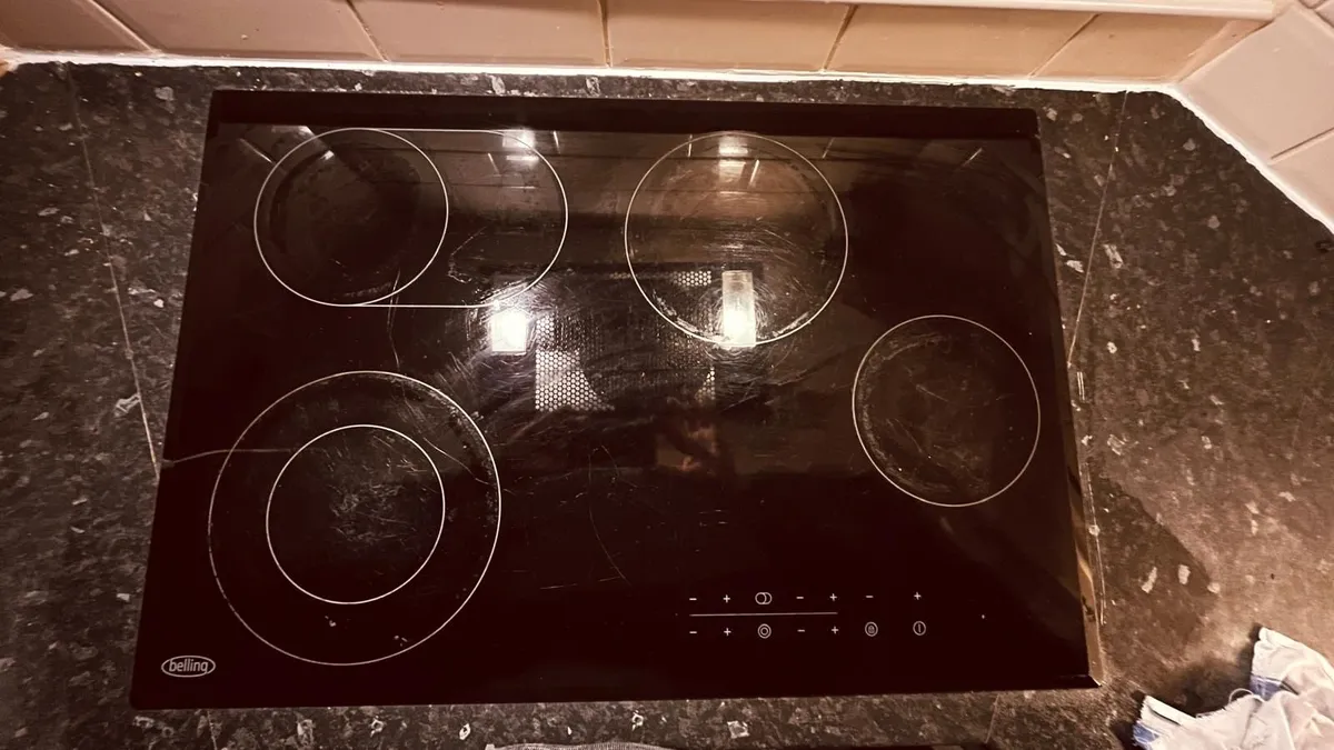 Belling 77cm Touch-Control Ceramic Hob – 4-Zone –