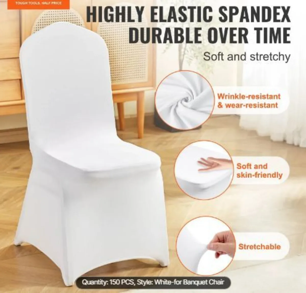 Stretch Spandex Folding Chair Covers - Image 2