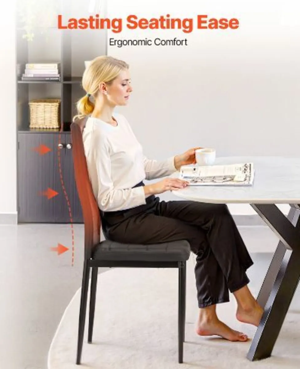 Modern Dining Room Accent Chairs Set - Image 2