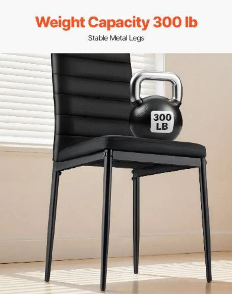 Modern Dining Room Accent Chairs Set - Image 4