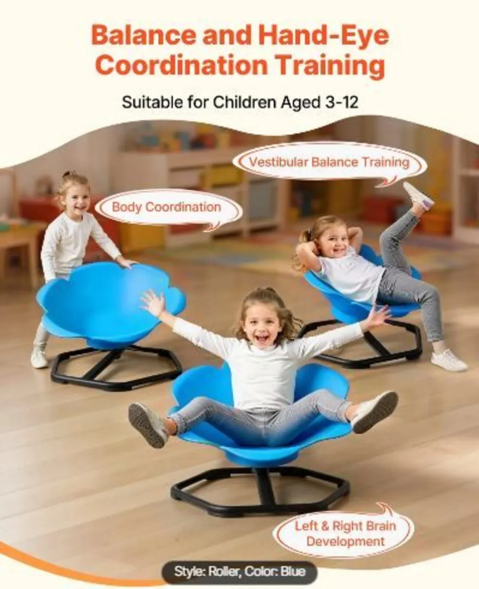 Kids Swivel Chair, 220 lbs Capacity - Image 1