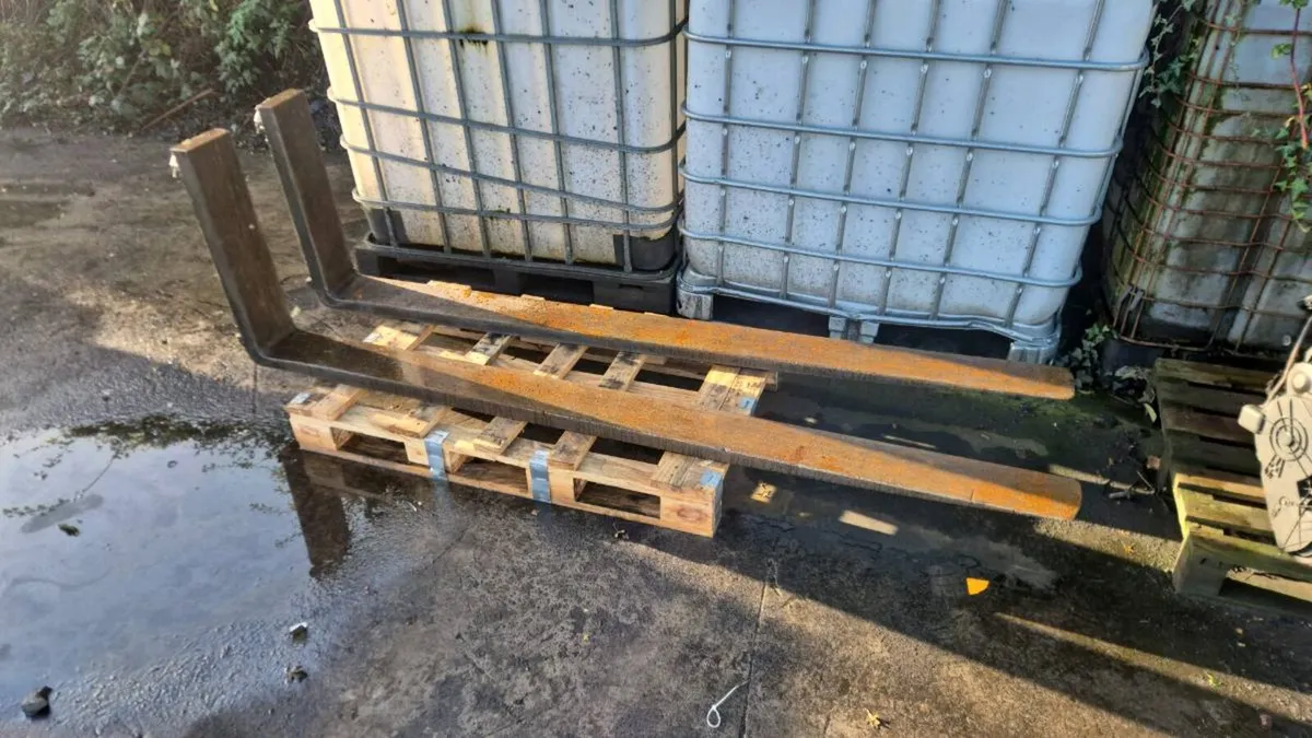 Forklift Forks long 2.2m - Image 1