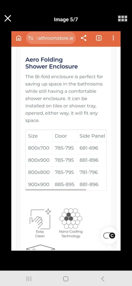 Shower enclsure. FREE. NEW - Image 2