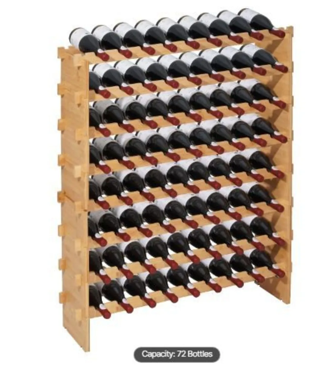 72 Bottle Stackable Modular Wine Rack - Image 4